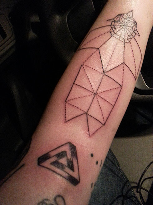 Kruger "Songbird" tattoo